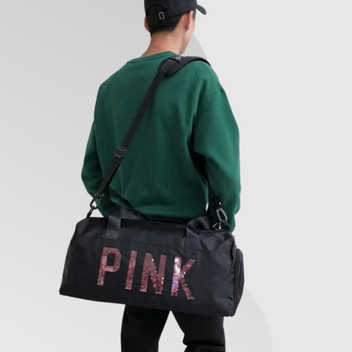 Bolsa / Mala Pink para Viagem ou Academia - Fitness - Image 4